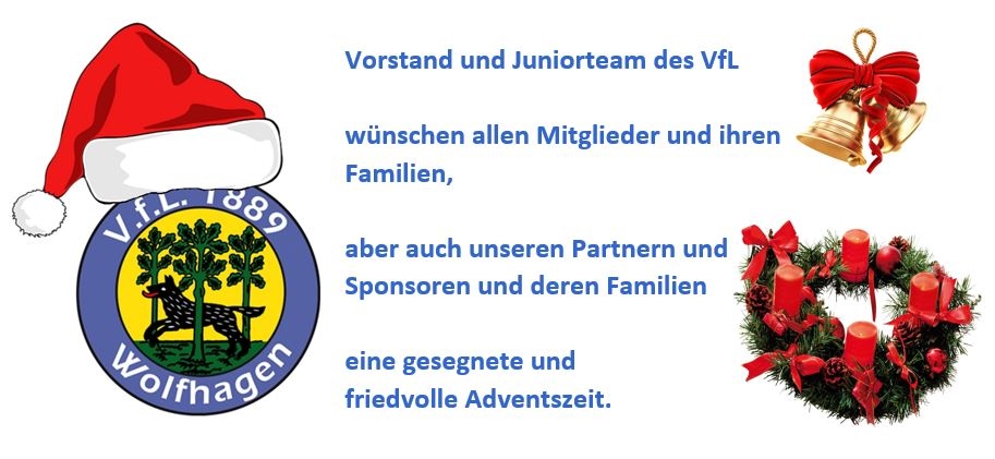 Herzliche Adventsgrüße von Vorstand und Juniorteam