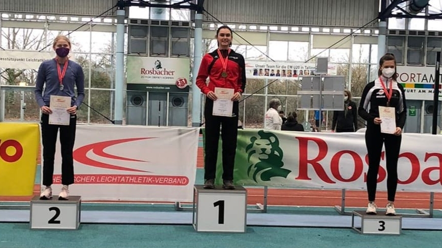 Breaking News: Alice Eckenberger hessische Hallenmeisterin im Kugelstoßen