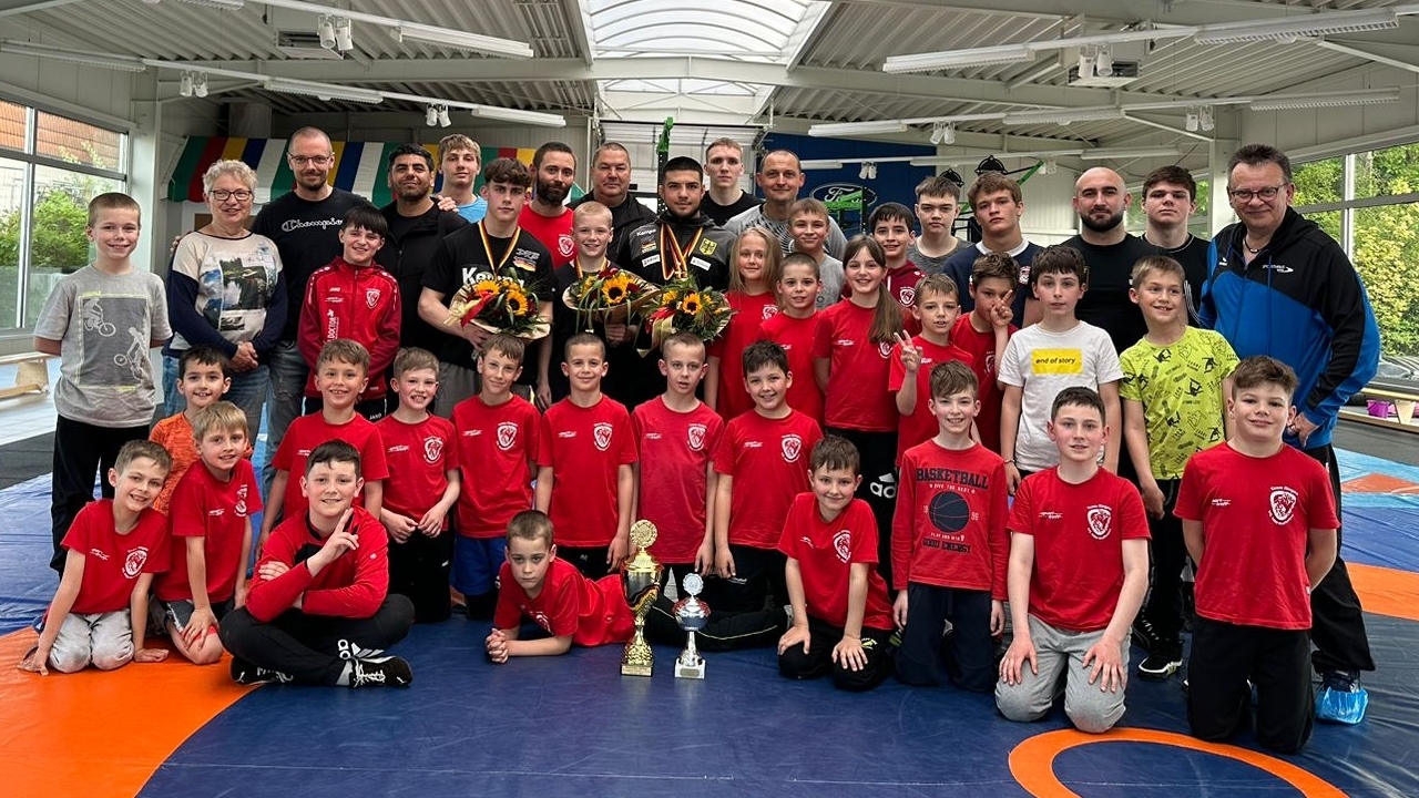 Willkommensgeschenke für die strahlenden DM-Teilnehmer