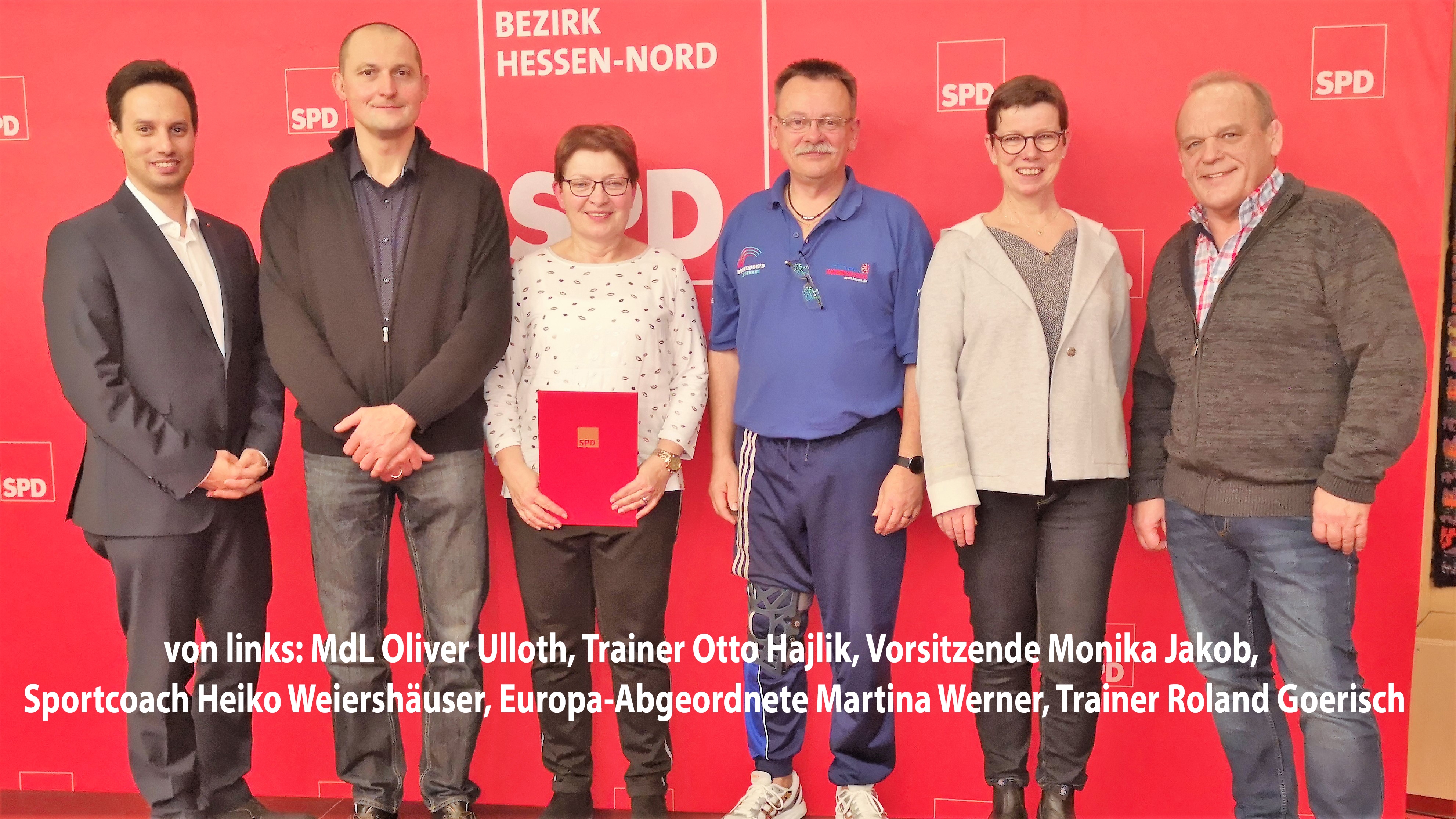 Tolle Auszeichnung: Ehrenamtspreis der nordhess. SPD für unsere Wölfe