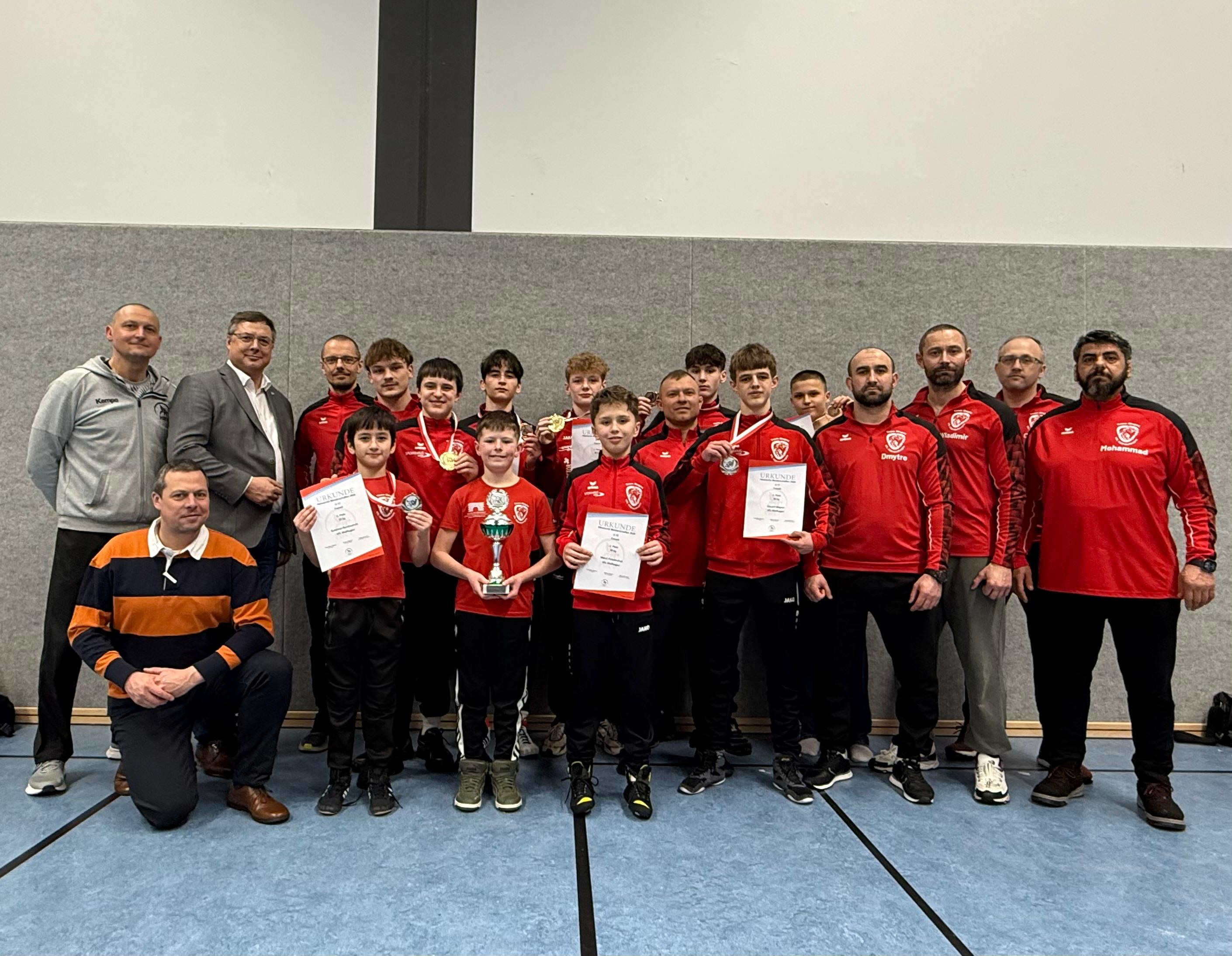 Mattenwölfe überzeugen bei Hessenmeisterschaft