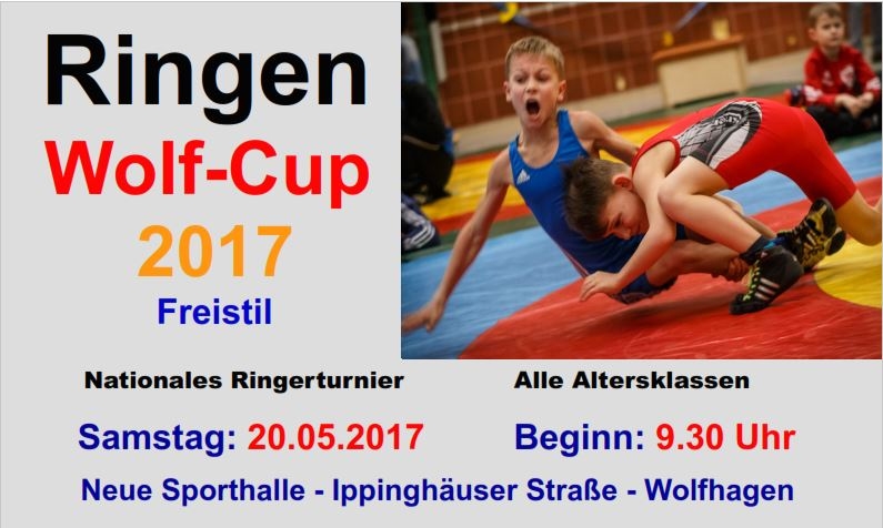 Save the date: international besetztes Ringerturnier um den 1. Wolfscup