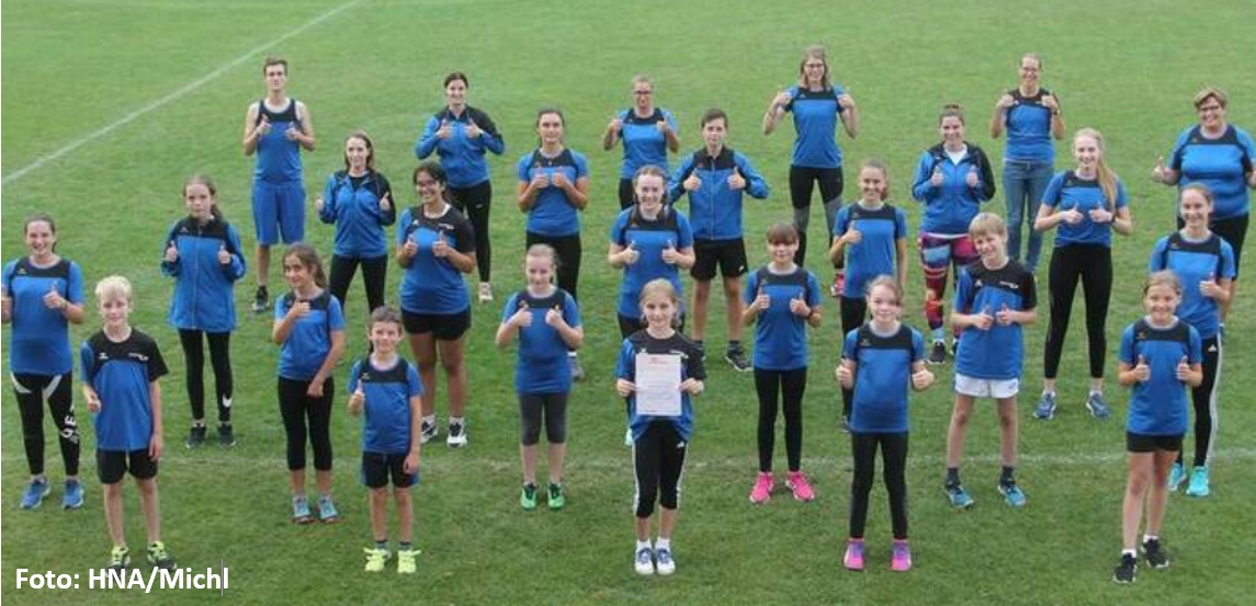 Auszeichnung als "Nachwuchsverein des Jahres" für unsere Leichtathletik