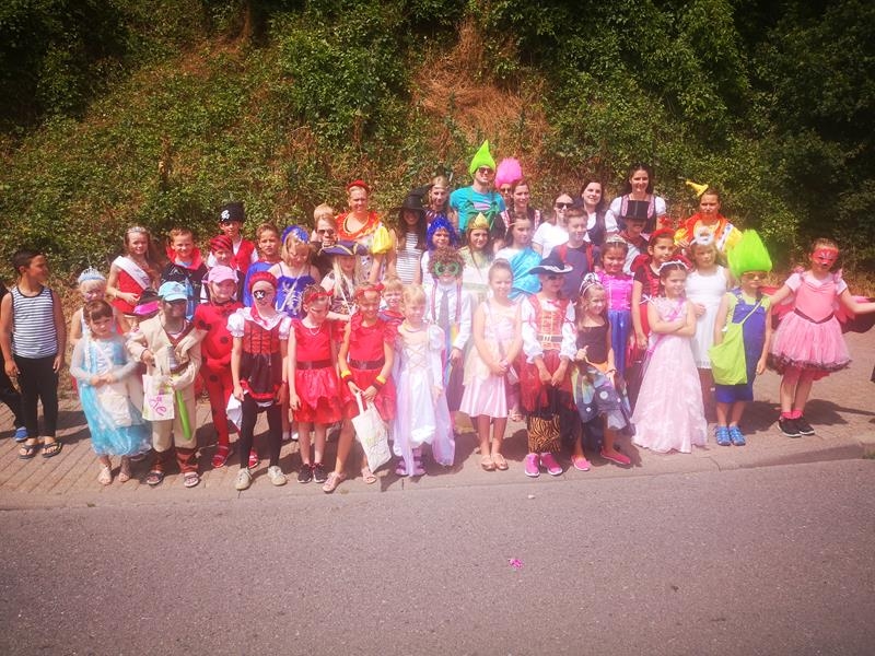 Tolle Motive bei phantastischem Wetter beim Viehmarktsumzug