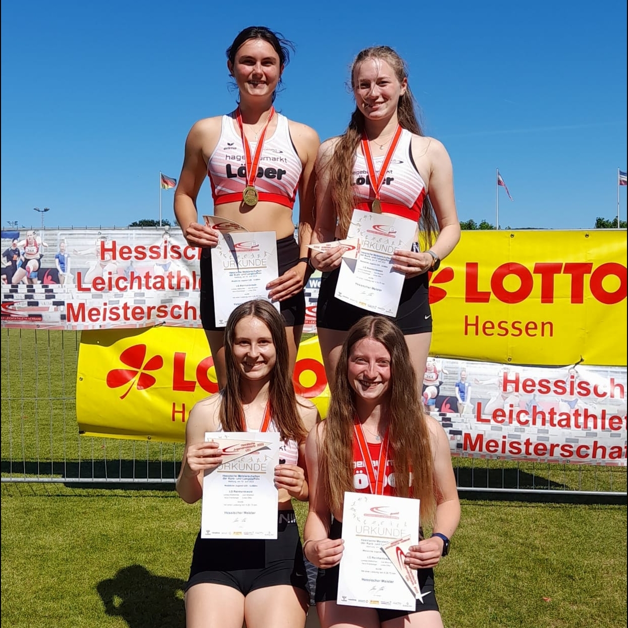 Breaking News: Alice und Linea Hessenmeister!!