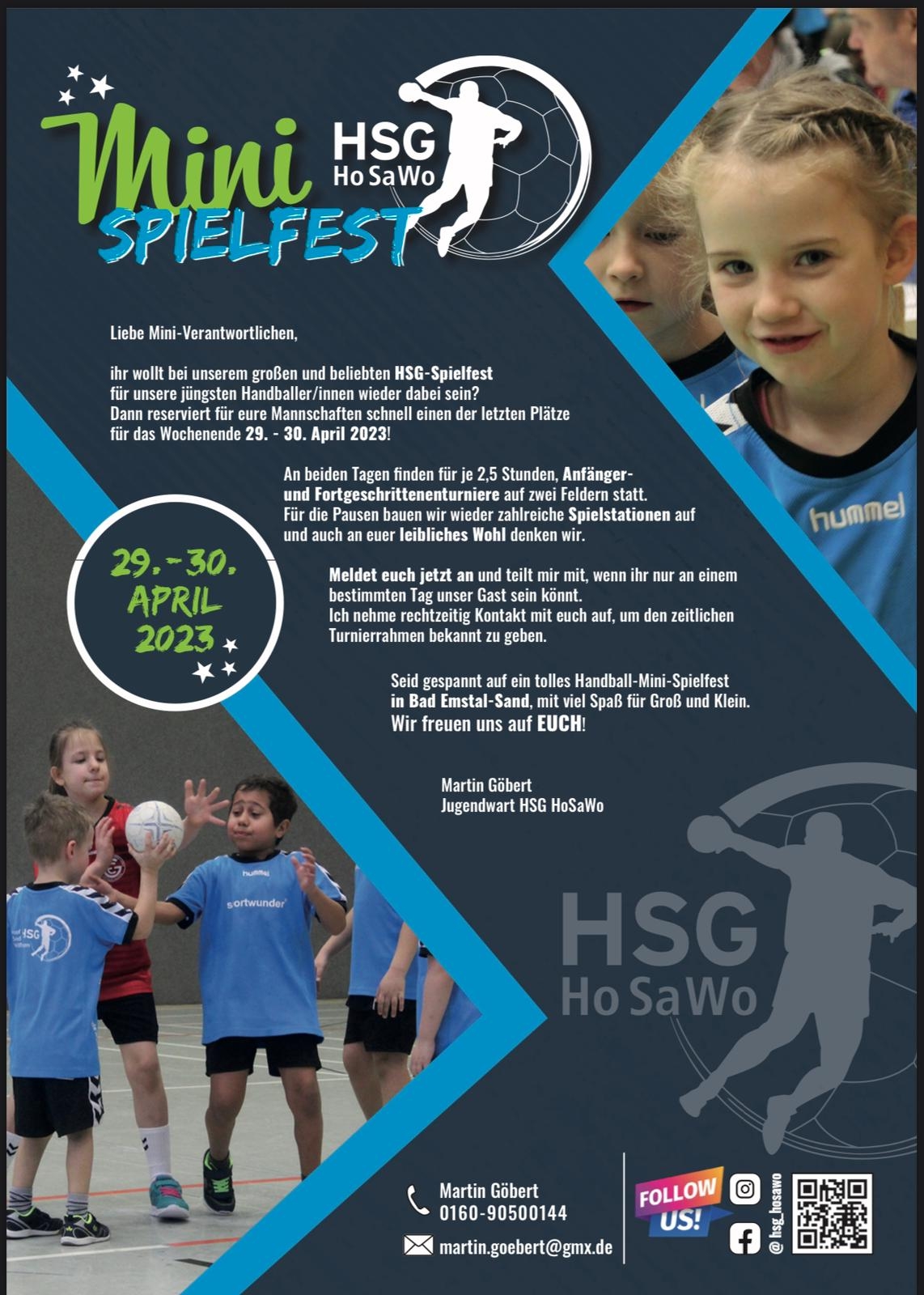 Großes Handball-Spielfest für Anfänger und Fortgeschrittene