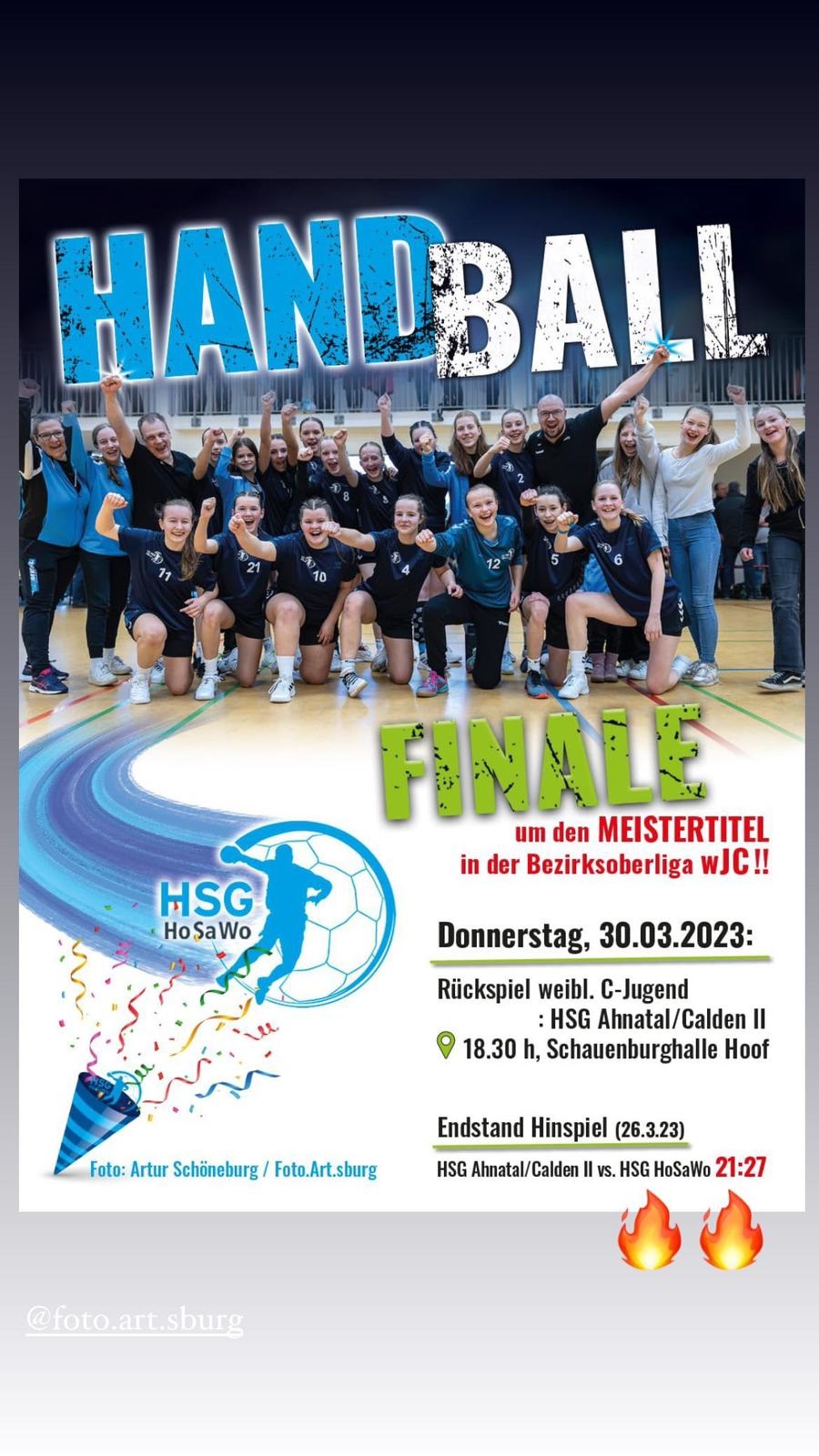 Meisterschaftsspiel der weiblichen C Jugend