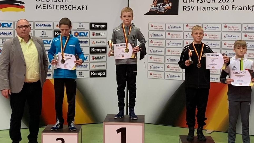 Stolzer Deutscher Meister: Louis Dück